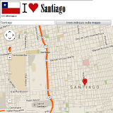 Santiago del Chile map icon