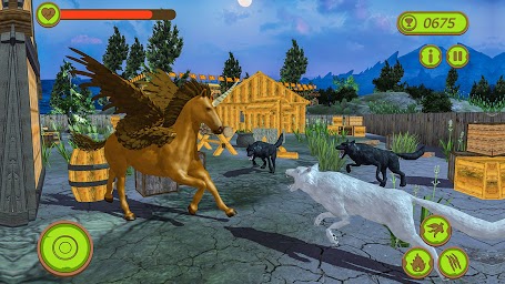 Flying Unicorn Horse Game