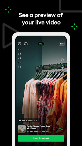 LINE SHOPPING LIVE(for Seller) Screen 3