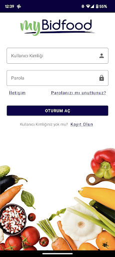 Android application MyBidfood Türkiye screenshort