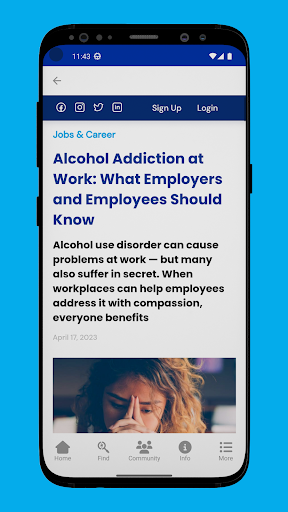 Android application All Sober screenshort