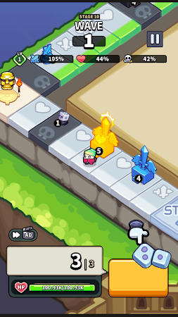 Game screenshot Shark Dice Defense: Roguelike hack