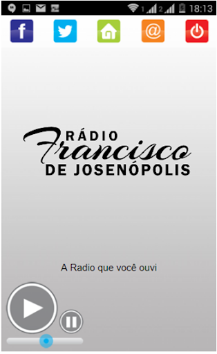 Android application RÁDIO FRANCISCO JOSENÓPOLIS MG screenshort