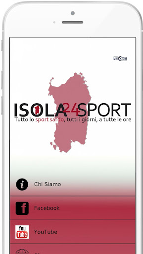 Android application Isola 24 Sport screenshort