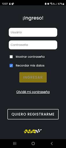 Android application Tire Control screenshort