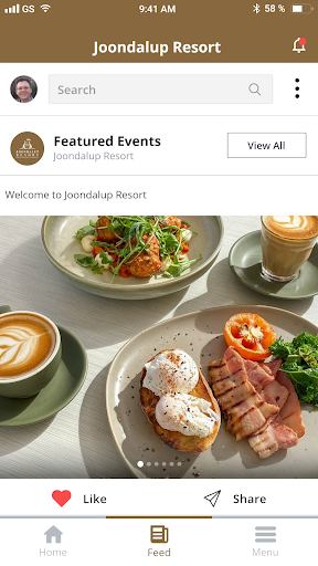 Android application Joondalup Resort screenshort