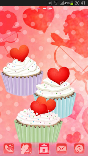 Cupcake Theme GO Launcher EX Screen 2