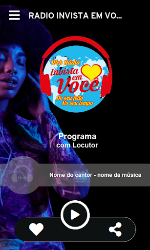 Android application Rádio INVISTA Em VOCÊ screenshort