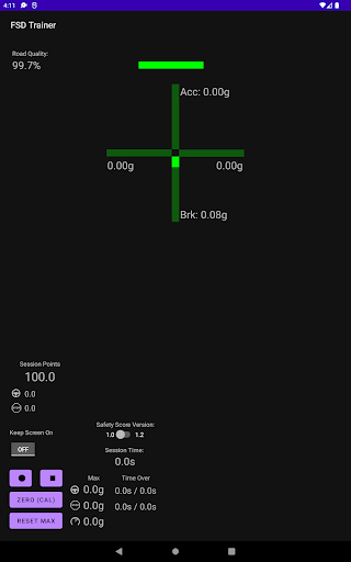 FSD Safe Driving Trainer Screen 3