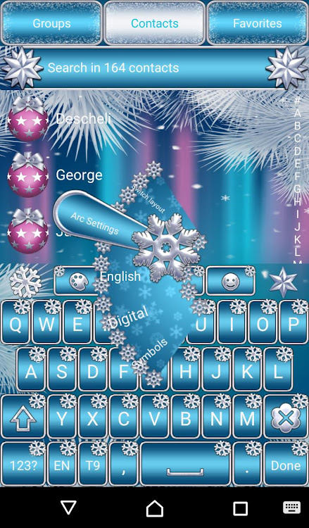 Snowman Go Keyboard theme - 2.0 - (Android)