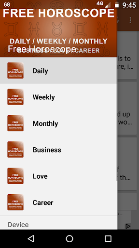 Free Daily Horoscope Screen 2