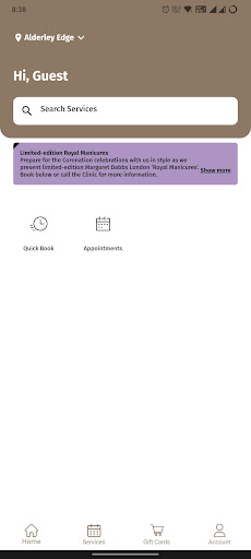 Android application Margaret Dabbs London screenshort