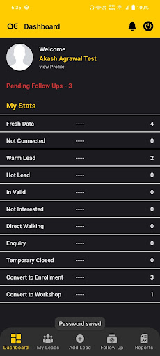 Avish CRM Screen 2