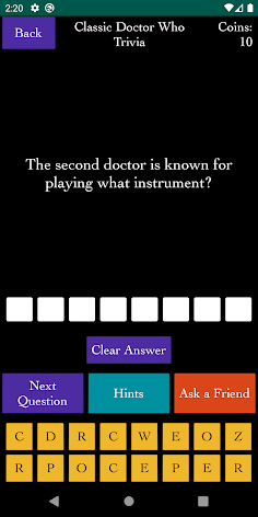 Quiz about Doctor Who Universe - Screenshot 2