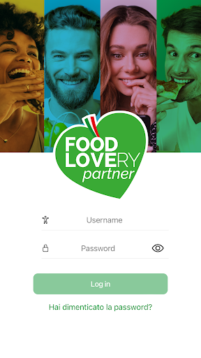 Android application Food Lovery Partner screenshort