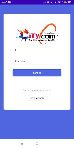 Android application City Broadband screenshort