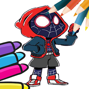 Spider Boy Coloring Game