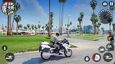 US Police Bike Cop Sim Gamesのおすすめ画像1
