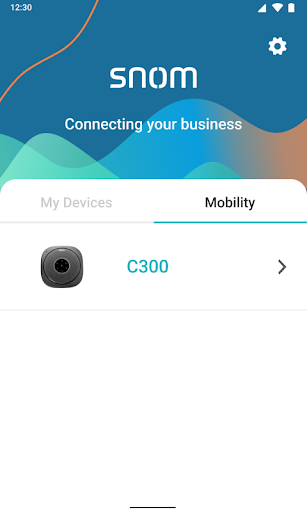Android application Snom Connect screenshort