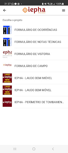 Android application Iepha MG screenshort