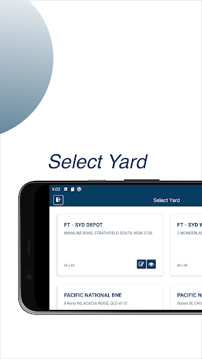 FreightTracker Yard App Screen 3
