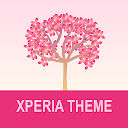 Xperia Theme - Falling Flowers