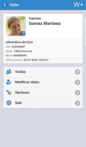 WinPLUS Visitas Screen 2