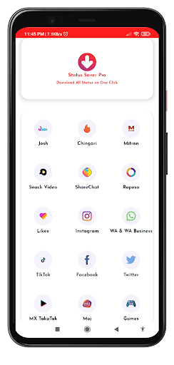 Android application Status Saver Pro - All in One screenshort