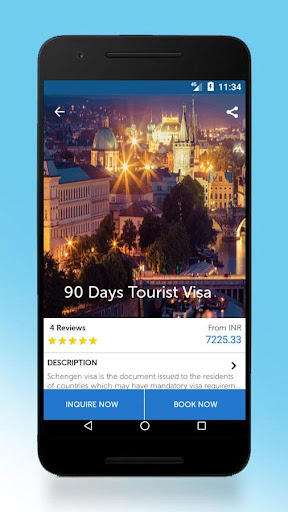Schengen Visa App Screen 3