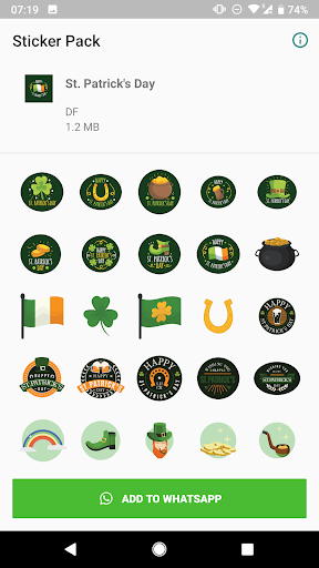 Patrick stickers WAStickerApps Screen 2