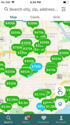 Android application Florida Luxury Realty screenshort