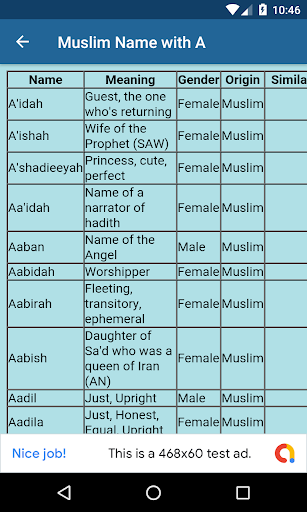 Muslim Baby Name with English Screen 3