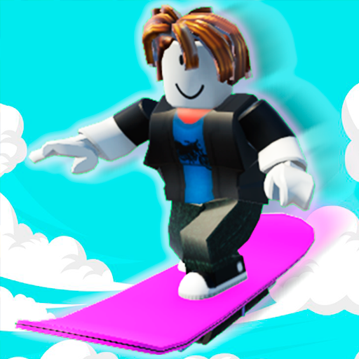Obby Snowboard Parkour Racing logo