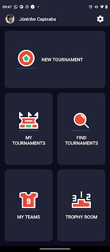 Android application Tournament Manager screenshort