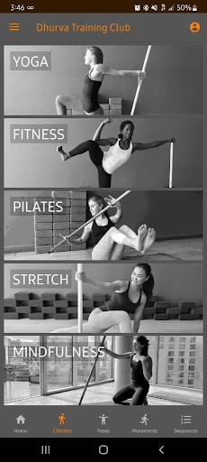 Android application Dhurva Training Club screenshort