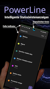 PowerLine: Status Bar meters Screenshot