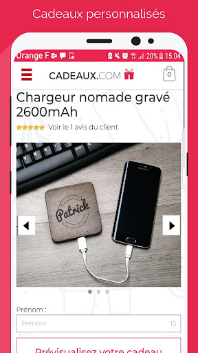 Cadeaux.com - des idées cadeau Screen 2