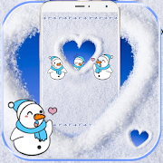 Snow Winter Theme Cute Snowman live wallpaper 1.2 Icon