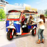 Modern Tuk Tuk Auto Rickshaw - Free Driving Games