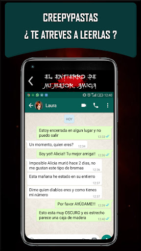 Historias Creepypastas Terror Screen 3