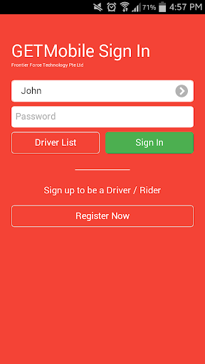 GETMobile Screen 2