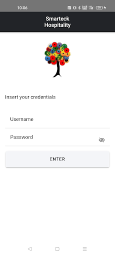 Android application Smarteck Hospitality screenshort