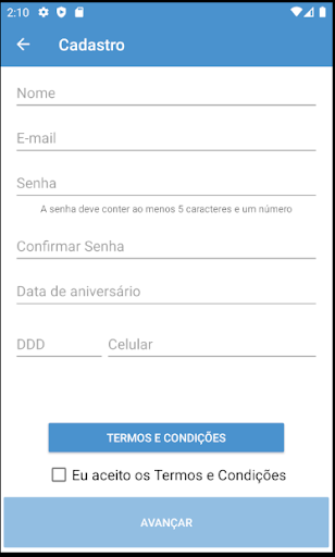 Android application LAV-E screenshort