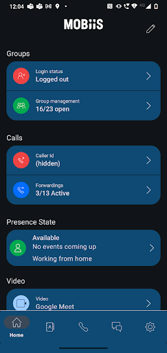 Android application MOBiiS screenshort