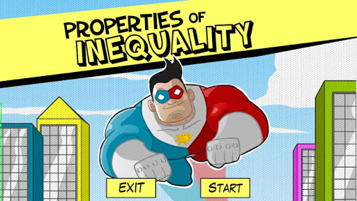 Android application Properties of Inequality screenshort