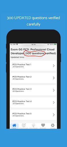 Android application Professional Cloud Dev 2024 screenshort