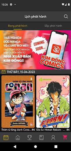 Android application Kim Dong Comics screenshort