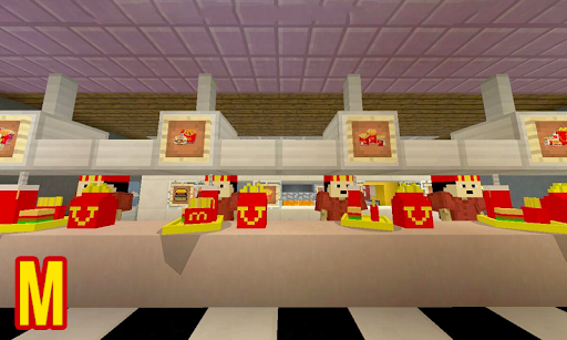 Mod of McDonald's in Minecraft 1