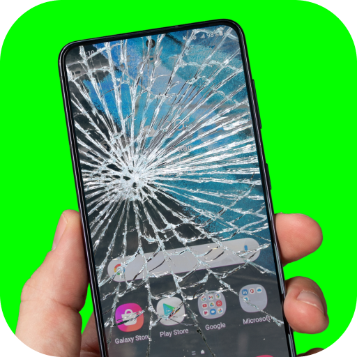 Cracked Screen Prank logo