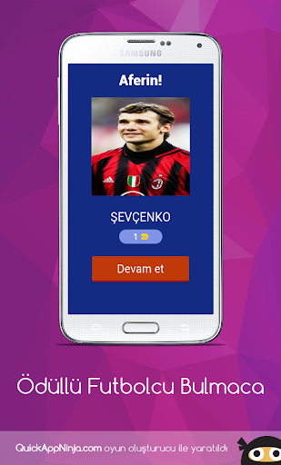 Ödüllü Futbolcu Bulmaca